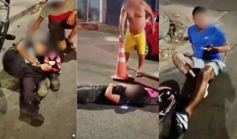 Colisão entre duas motocicletas deixa três feridos na Zona Sul de Manaus