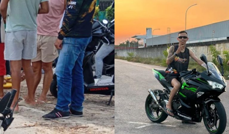 Acidente de moto deixa duas pessoas gravemente feridas na Zona Norte de Manaus