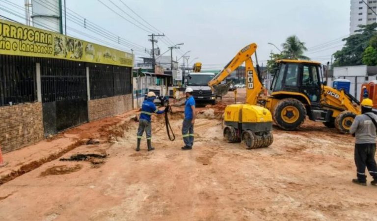 Falta de água ainda afeta bairros de Manaus após rompimento de adutora na Compensa