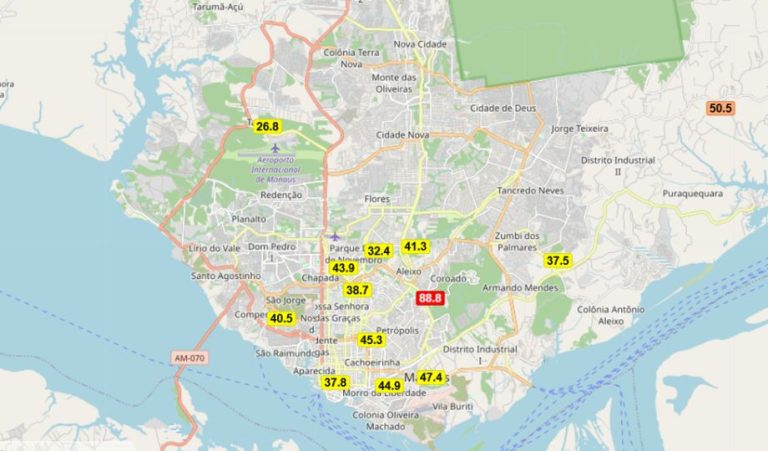 Manaus mantém aulas da rede municipal suspensas devido à fumaça nesta terça-feira